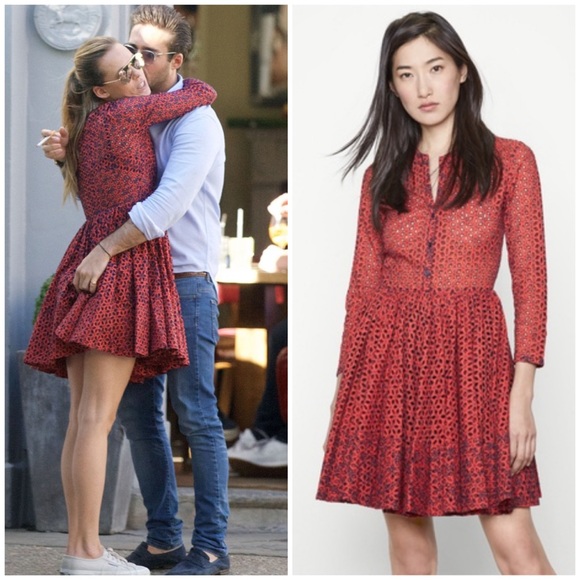 maje fit and flare dress